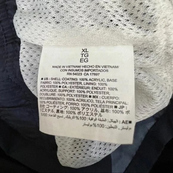 Swim Trunks Navy Blue Men's Size XL - Picture 6 of 6